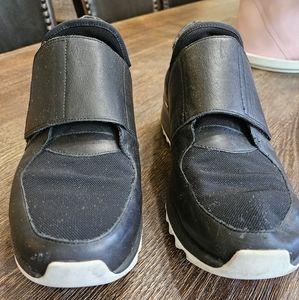 Eileen Fisher Leather Velcro Sneakers